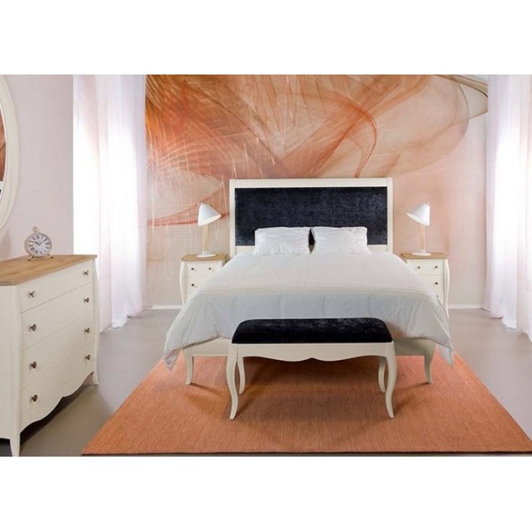 Cabecero de dormitorio para cama de 135, 150, 160 o 180 lacado blanco