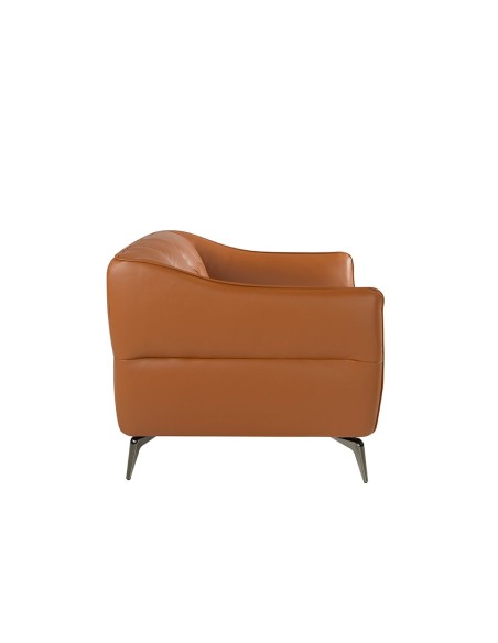 Sofá Chester 2 plazas piel marrón