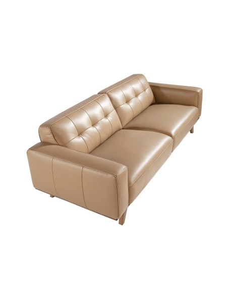 Sofá Chester 3 plazas piel arena