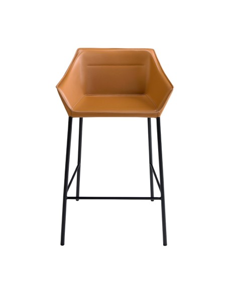 Taburete polipiel marrón