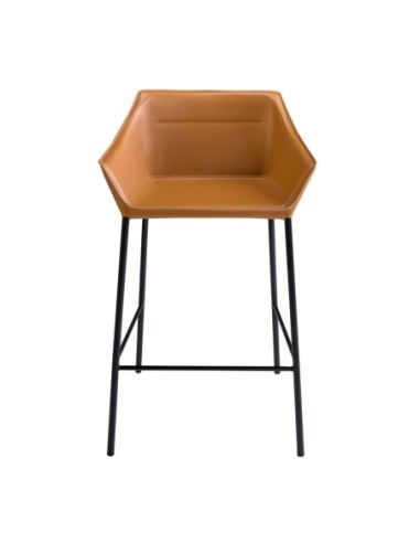 Taburete polipiel marrón