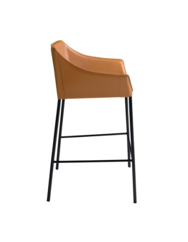 Taburete polipiel marrón