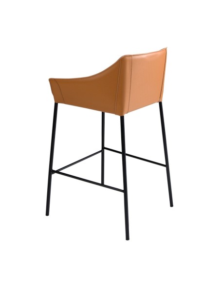 Taburete polipiel marrón