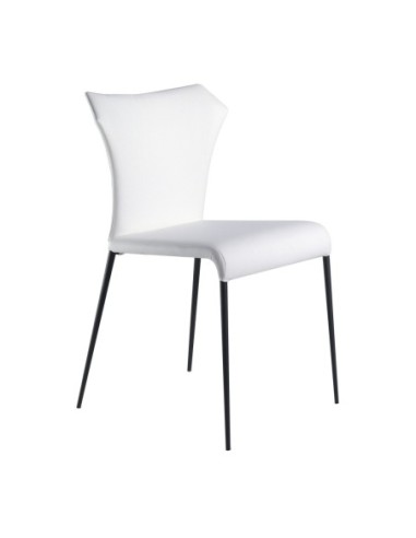 Silla polipiel blanco