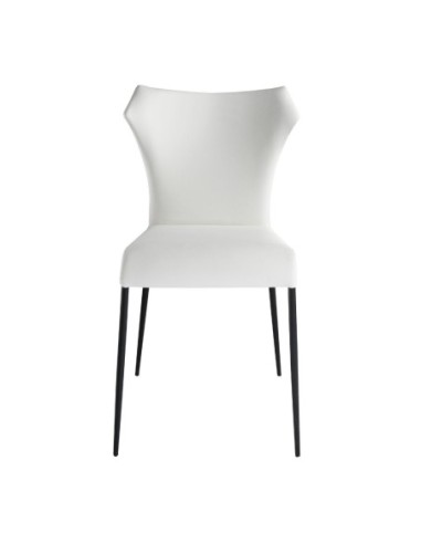 Silla polipiel blanco