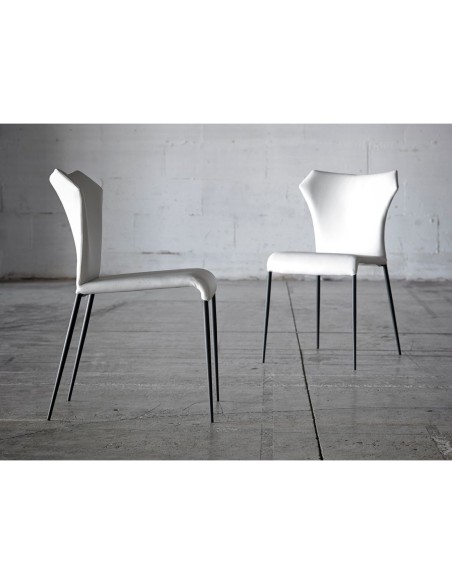 Silla polipiel blanco