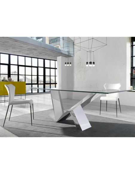 Silla polipiel blanco