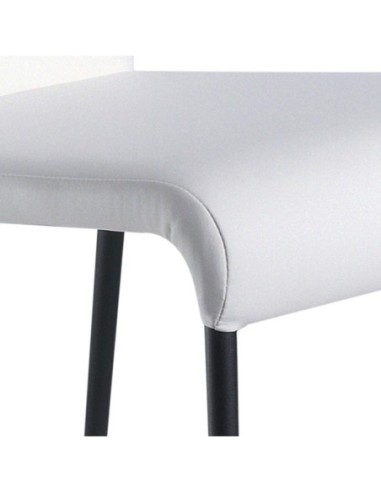 Silla polipiel blanco