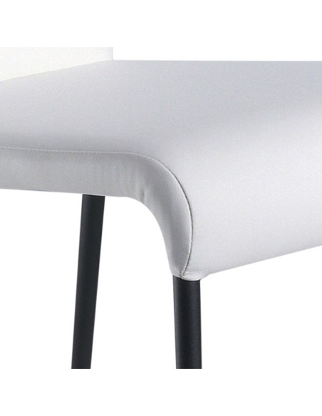 Silla polipiel blanco