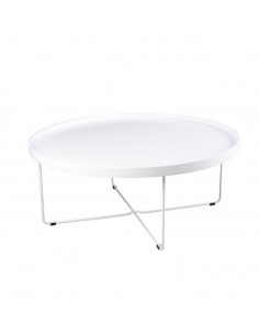 Mesa de centro moderna en blanco o negro diseño bandeja... 2