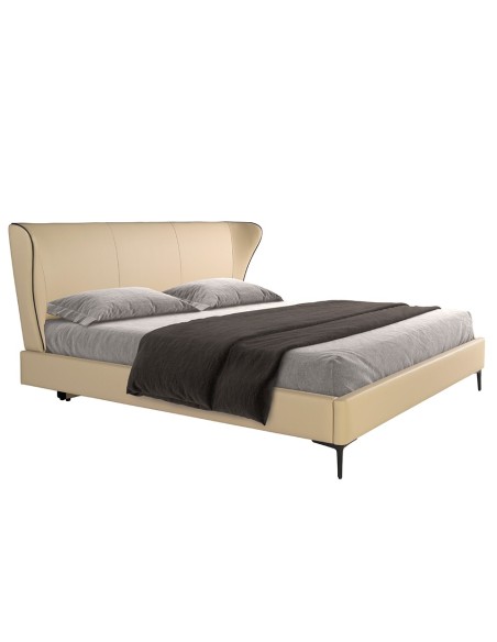 Cama polipiel color crema