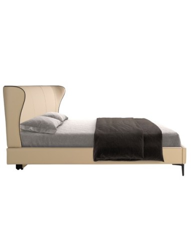 Cama polipiel color crema