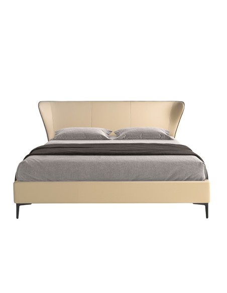 Cama polipiel color crema