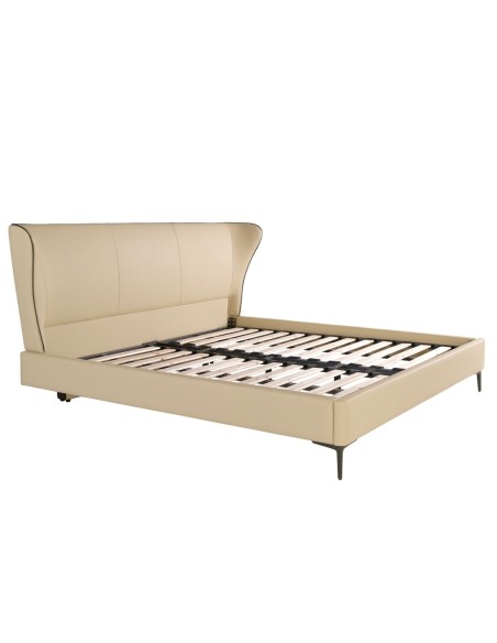 Cama polipiel color crema