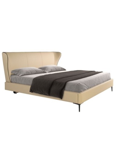Cama polipiel color crema