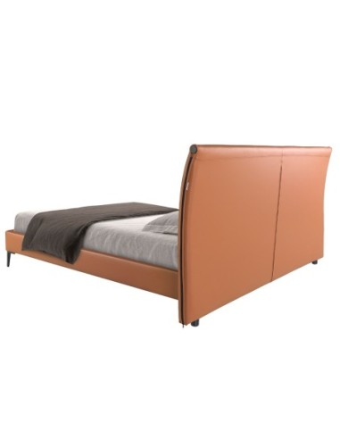 Cama polipiel color marrón