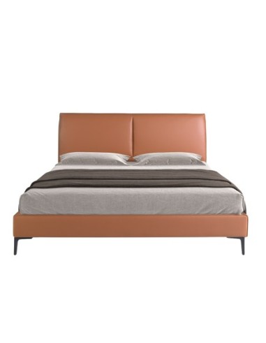 Cama polipiel color marrón