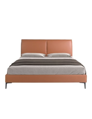 Cama polipiel color marrón