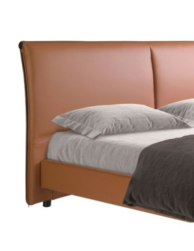 Cama polipiel color marrón