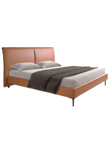 Cama polipiel color marrón