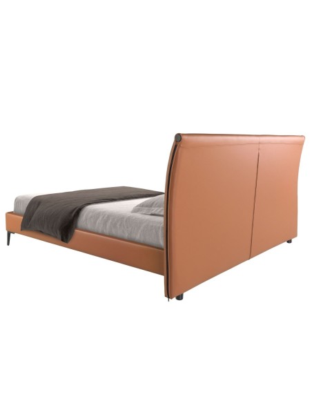 Cama polipiel color marrón