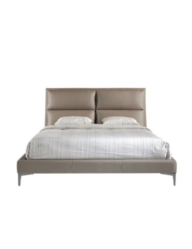 Cama polipiel color visón