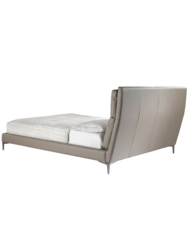 Cama polipiel color visón