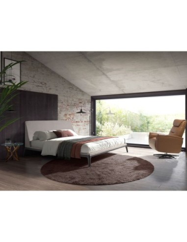 Cama tela color gris