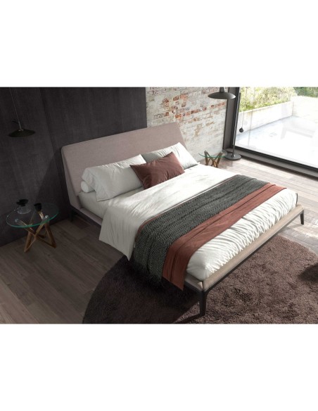 Cama tela color gris