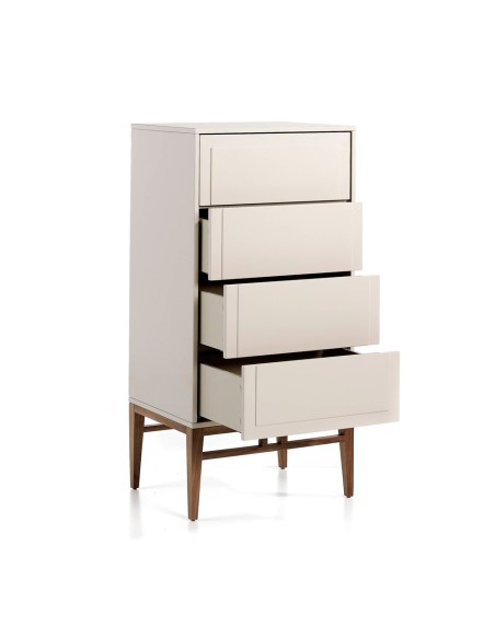 Chifonier madera beige y nogal