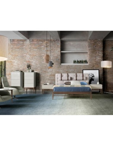 Chifonier madera beige y nogal