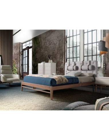 Chifonier madera beige y nogal