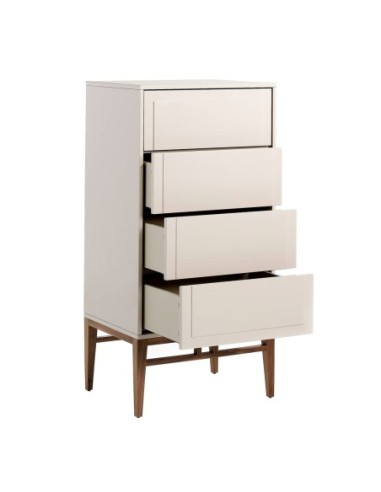 Chifonier madera beige y nogal