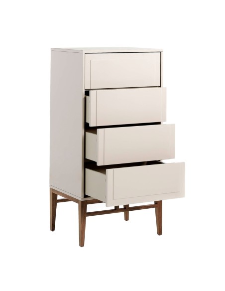 Chifonier madera beige y nogal