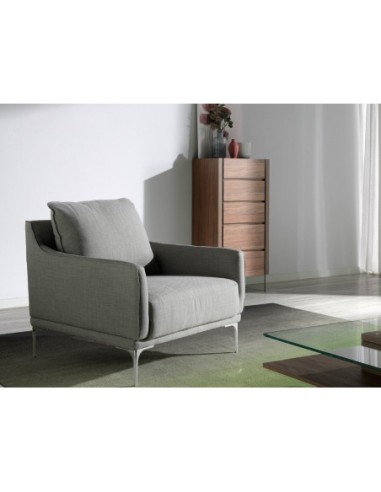 Chifonier nogal y cristal templado