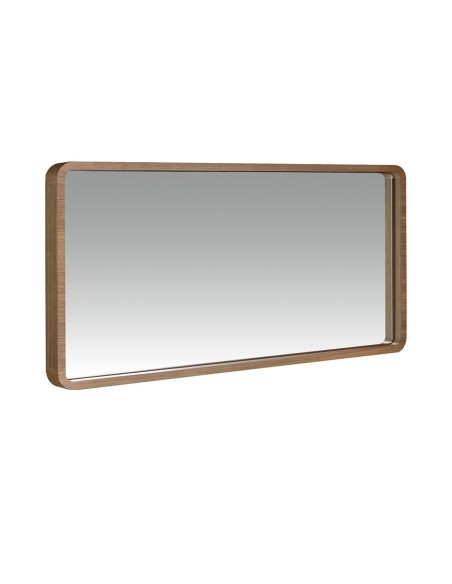 Espejo pared rectangular nogal