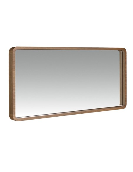 Espejo pared rectangular nogal