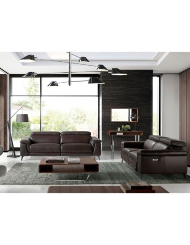 Espejo pared rectangular nogal