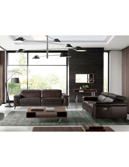 Espejo pared rectangular nogal