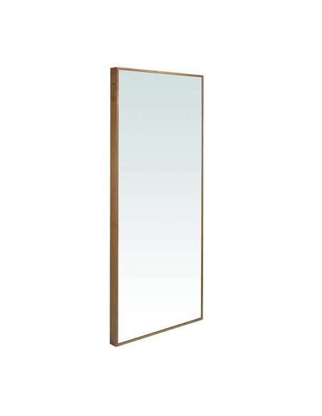 Espejo pared rectangular nogal