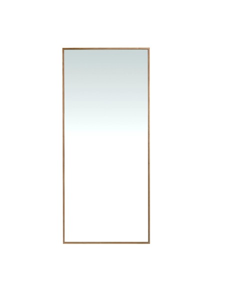 Espejo pared rectangular nogal