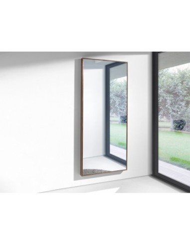 Espejo pared rectangular nogal