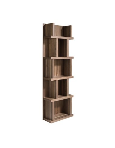 Estantería madera nogal