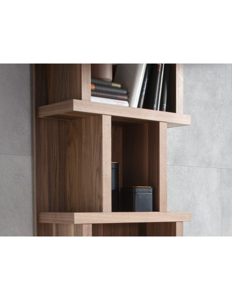 Estantería madera nogal