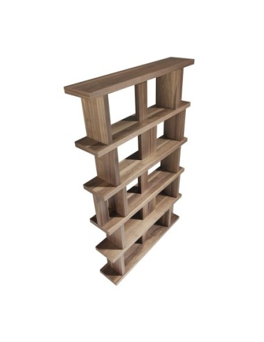 Estantería madera nogal