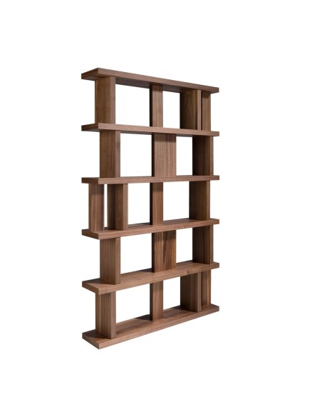 Estantería madera nogal