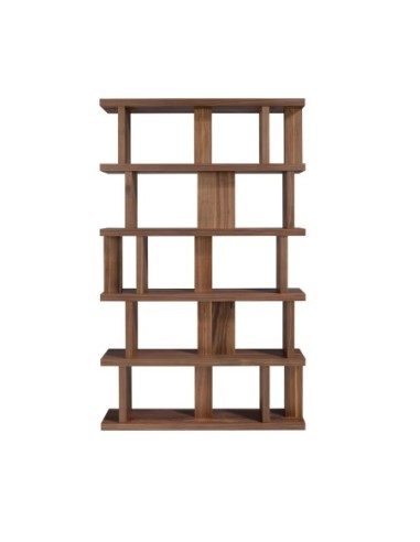 Estantería madera nogal