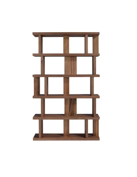 Estantería madera nogal