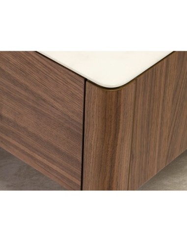 Mesa centro rectangular cristal imitación...