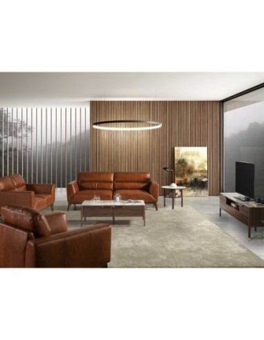 Mesa centro rectangular cristal imitación...